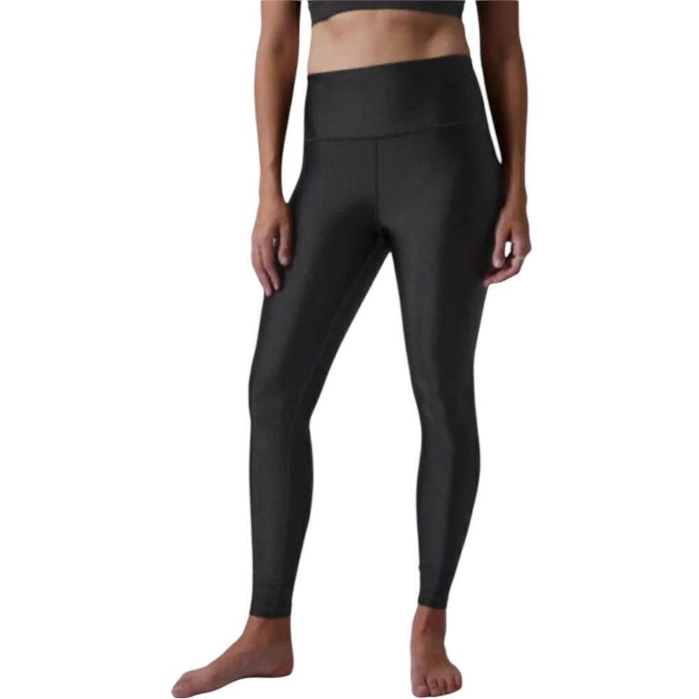 Athleta Elation Shine Tight Legging Black Medium NWOT